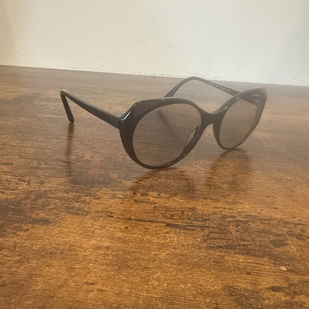 Alain Mikli A03075 002 Designer Sunglasses 53‑18‑140 Black Crystal EUC